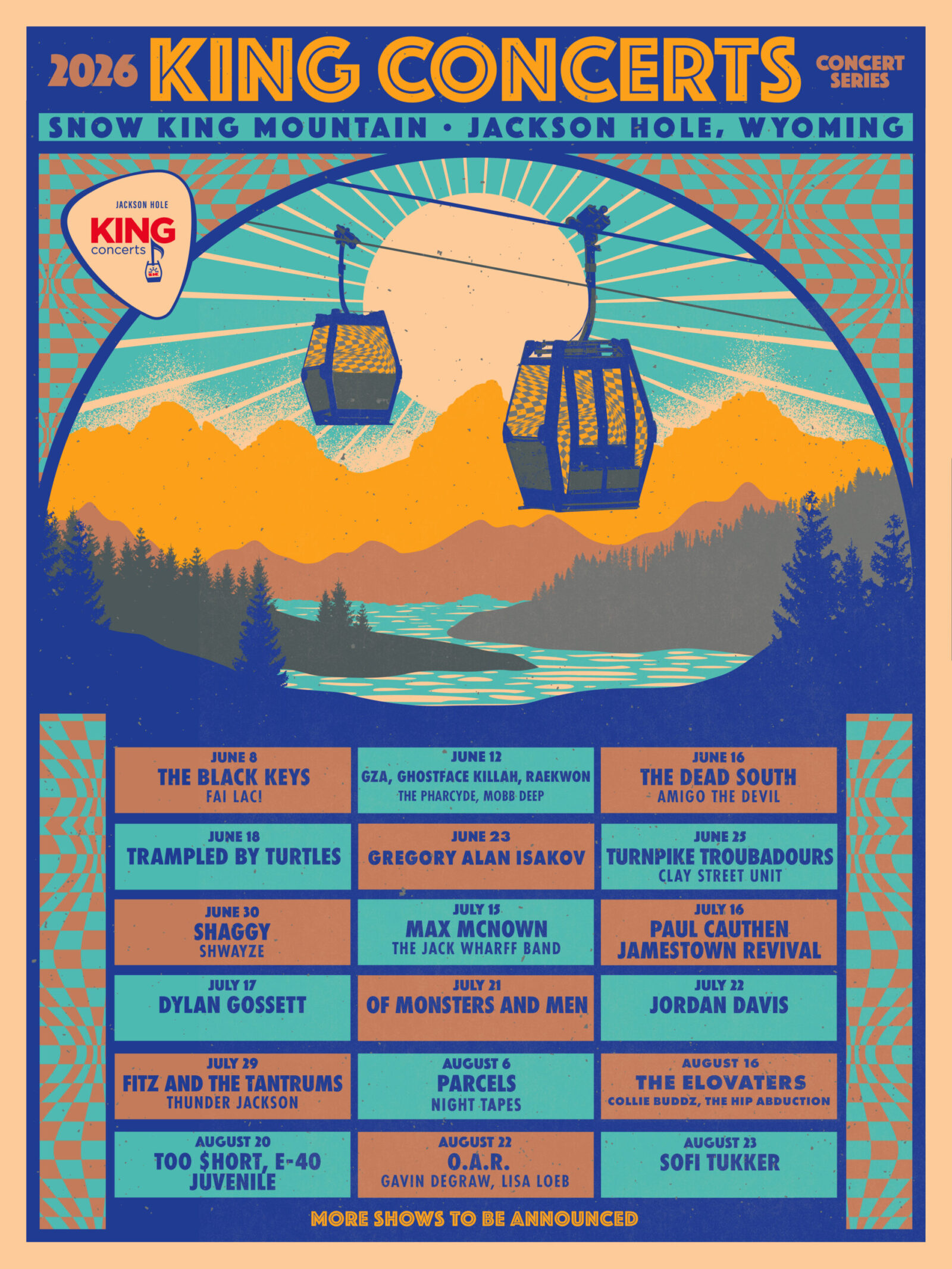 King Concerts 2026 | Snow King Mountain | Jackson, WY